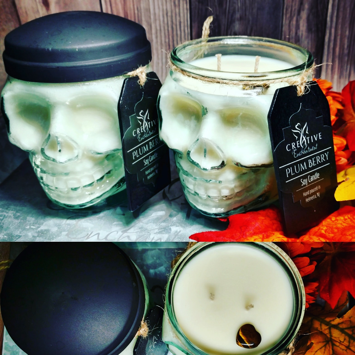 Doll Head Candle - Ivory- by The Blackened Teeth. Vegan candle – Jawline  Jewellery