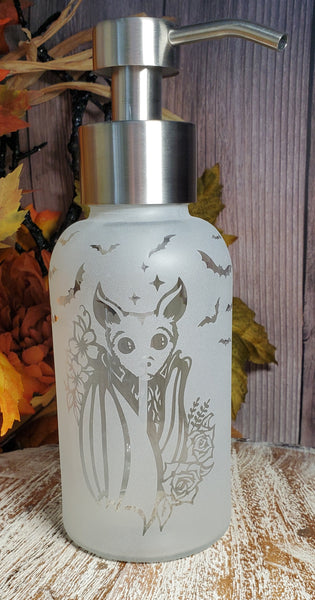 Etched Glass Vinyl Foaming Soap Dispensers + FREE Cut Files!