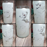 (Choose Design) 20 oz. Halloween Glass Can Tumblers