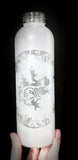 18 oz Etched Glass Bottles